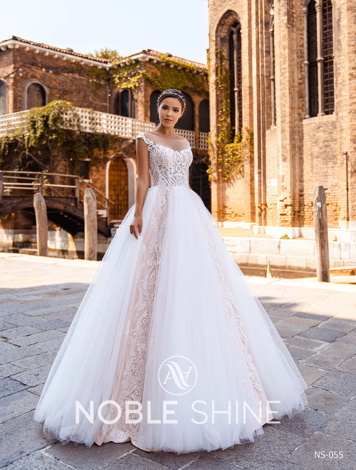 Dress NS-055 from the Venice collection by Noble Shine