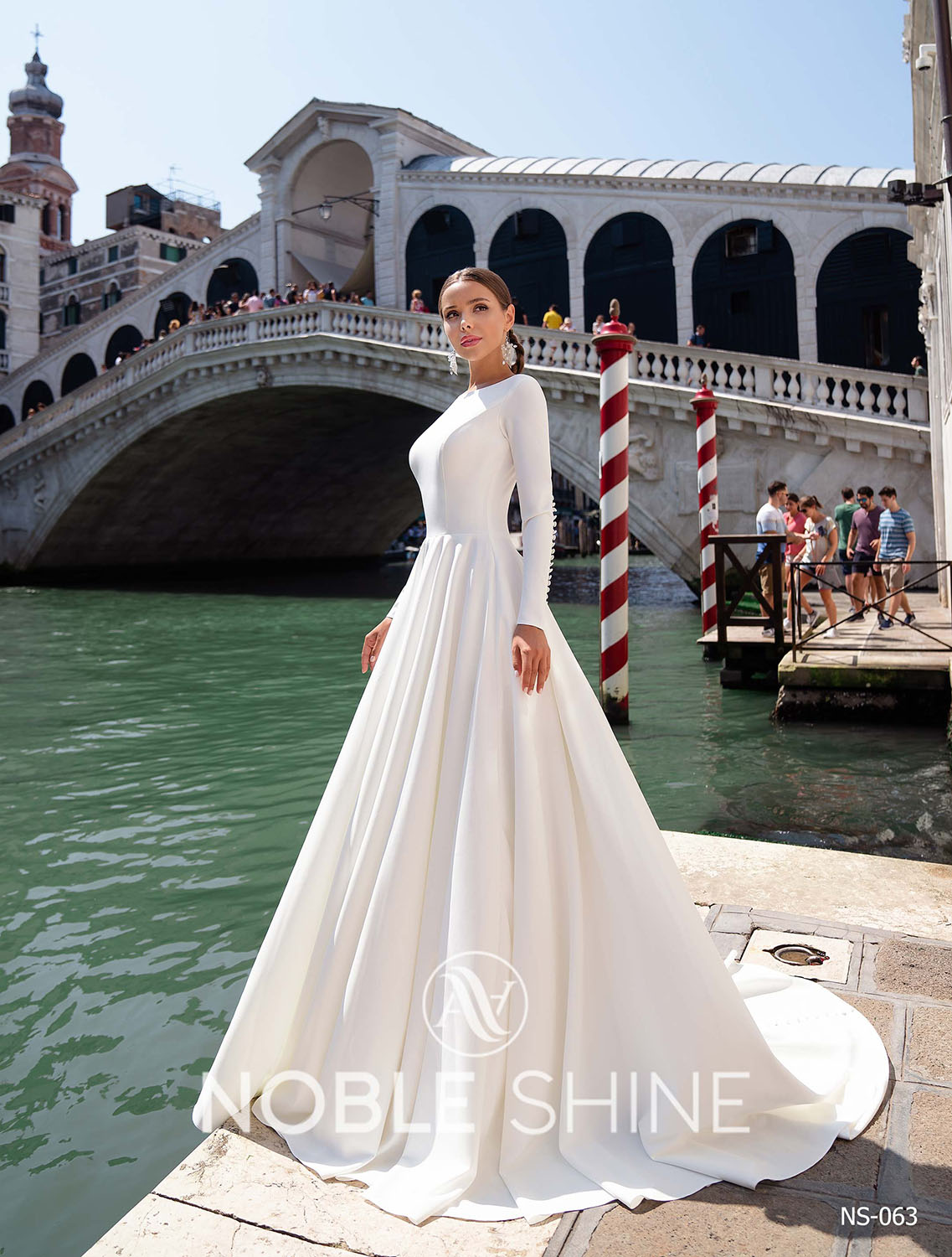 Dress NS-063 from the Venice collection by Noble Shine