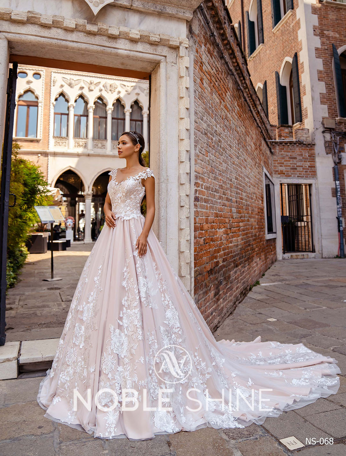 Dress NS-068 from the Venice collection by Noble Shine