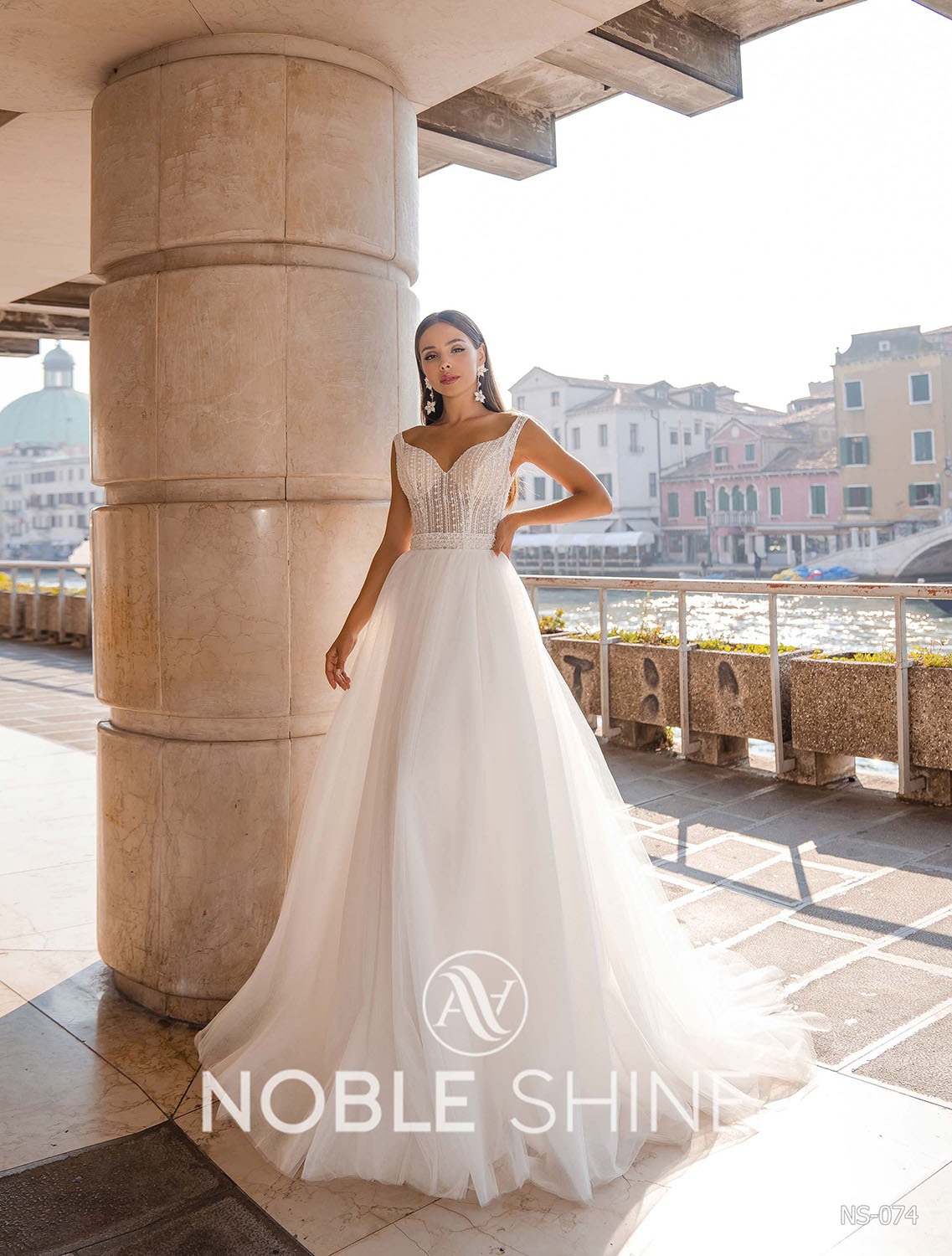 Dress NS-074 from the Venice collection by Noble Shine