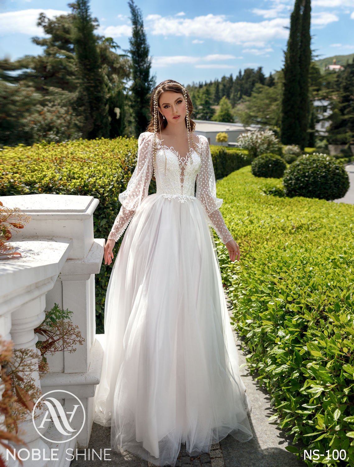Dress NS-100 from the Nice Bloom collection by Noble Shine