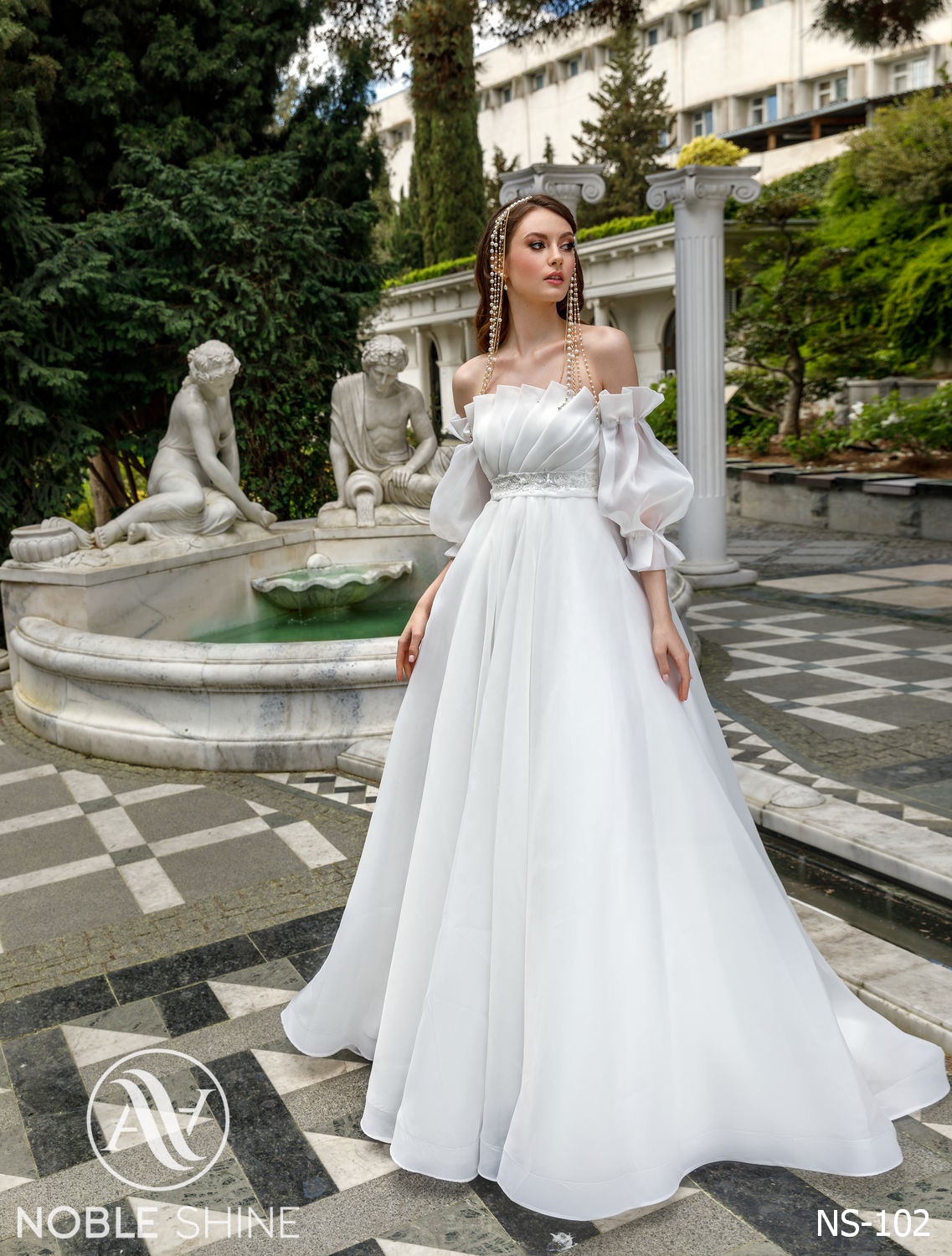 Dress NS-102 from the Nice Bloom collection by Noble Shine