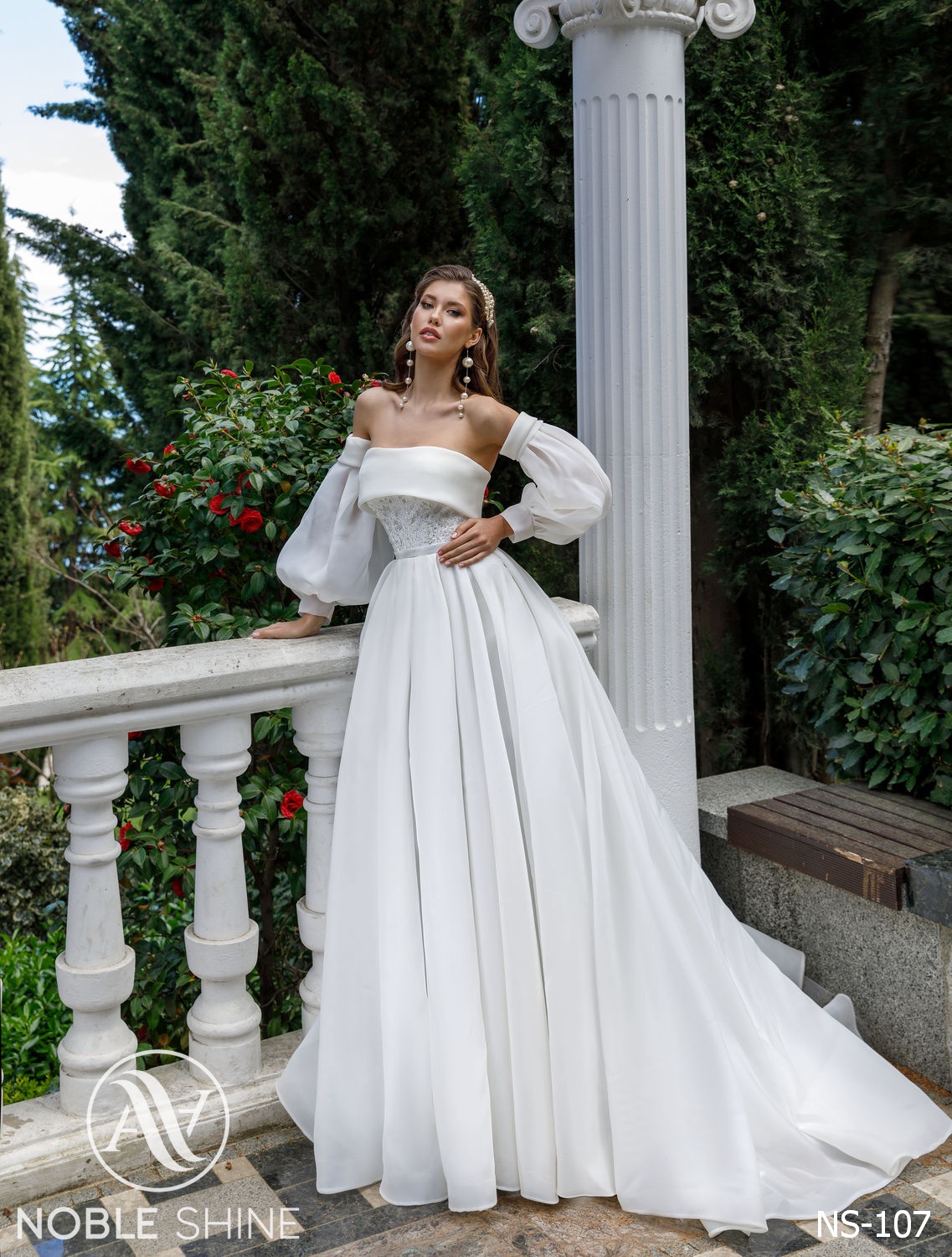 Dress NS-107 from the Nice Bloom collection by Noble Shine