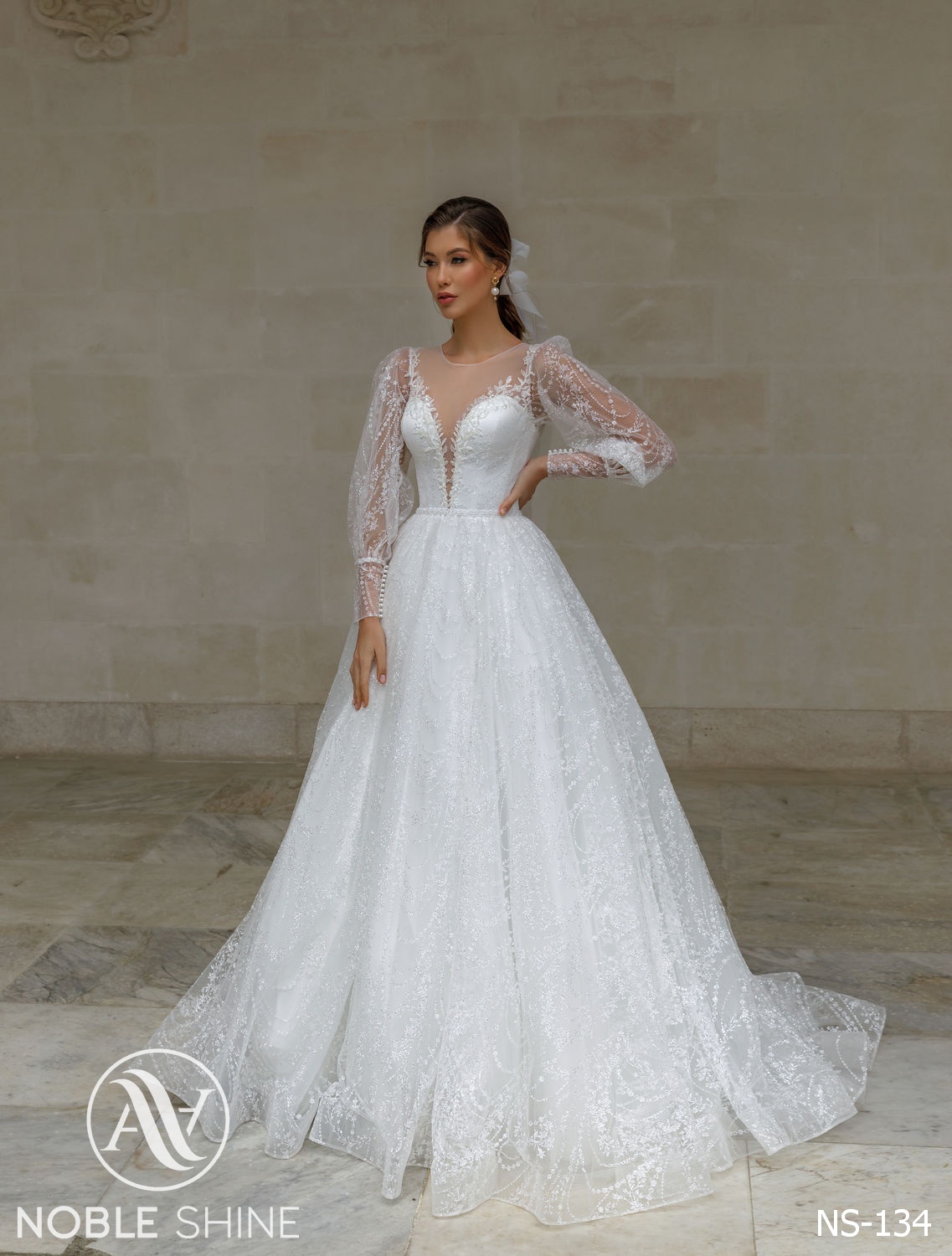 Dress NS-134 from the Nice Bloom collection by Noble Shine
