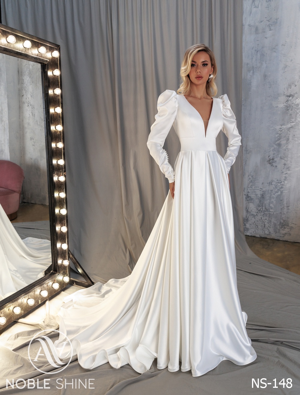 Dress NS-148 from the Felicity collection by Noble Shine