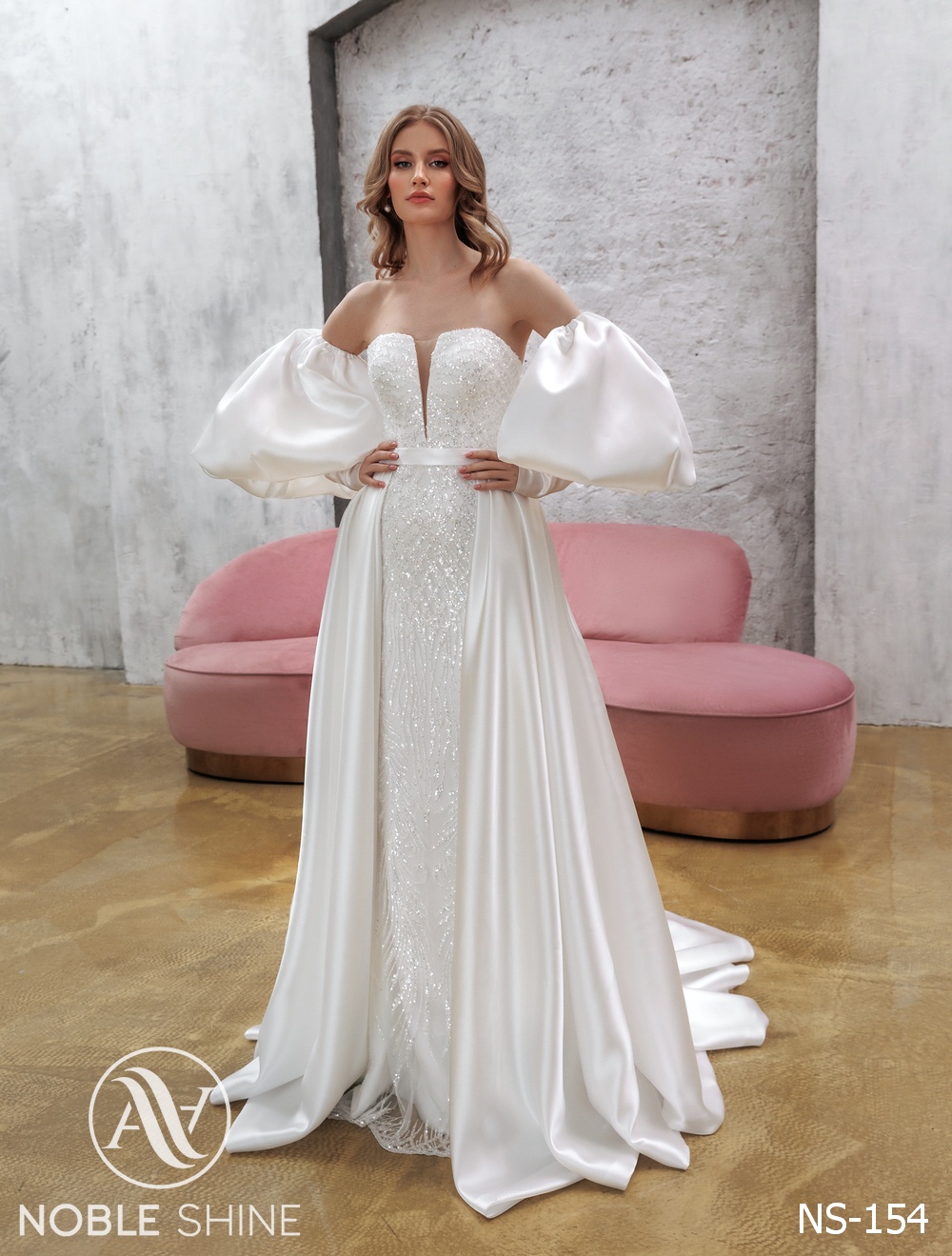 Dress NS-154 from the Felicity collection by Noble Shine