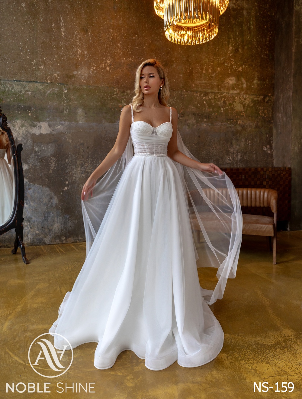 Dress NS-159 from the Felicity collection by Noble Shine