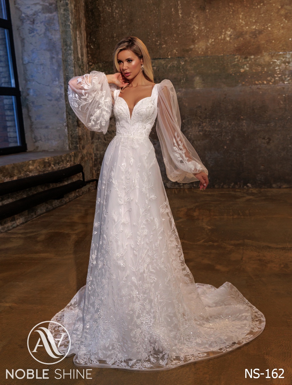 Dress NS-162 from the Felicity collection by Noble Shine
