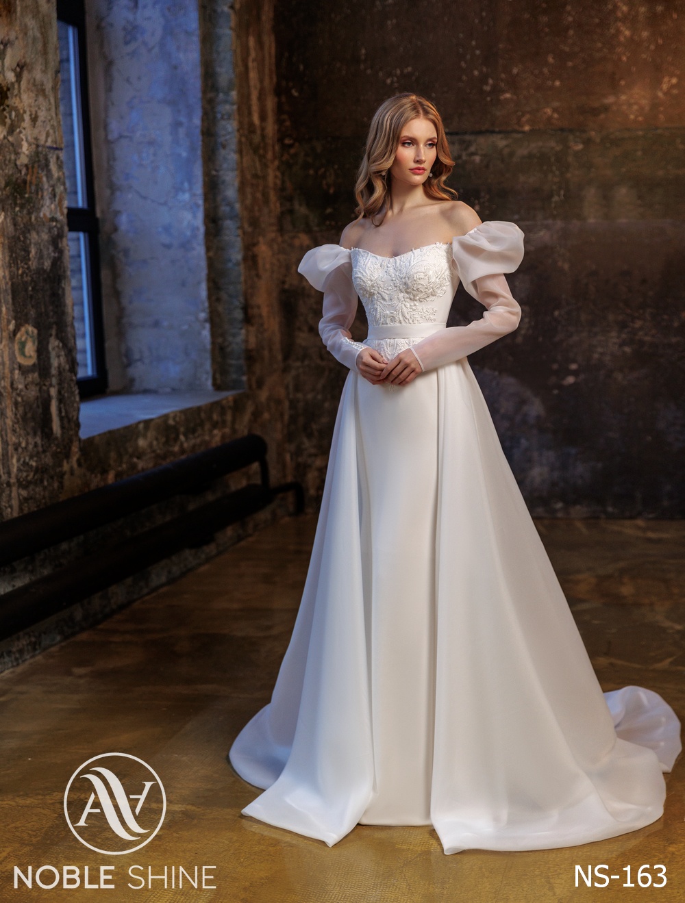 Dress NS-163 from the Felicity collection by Noble Shine
