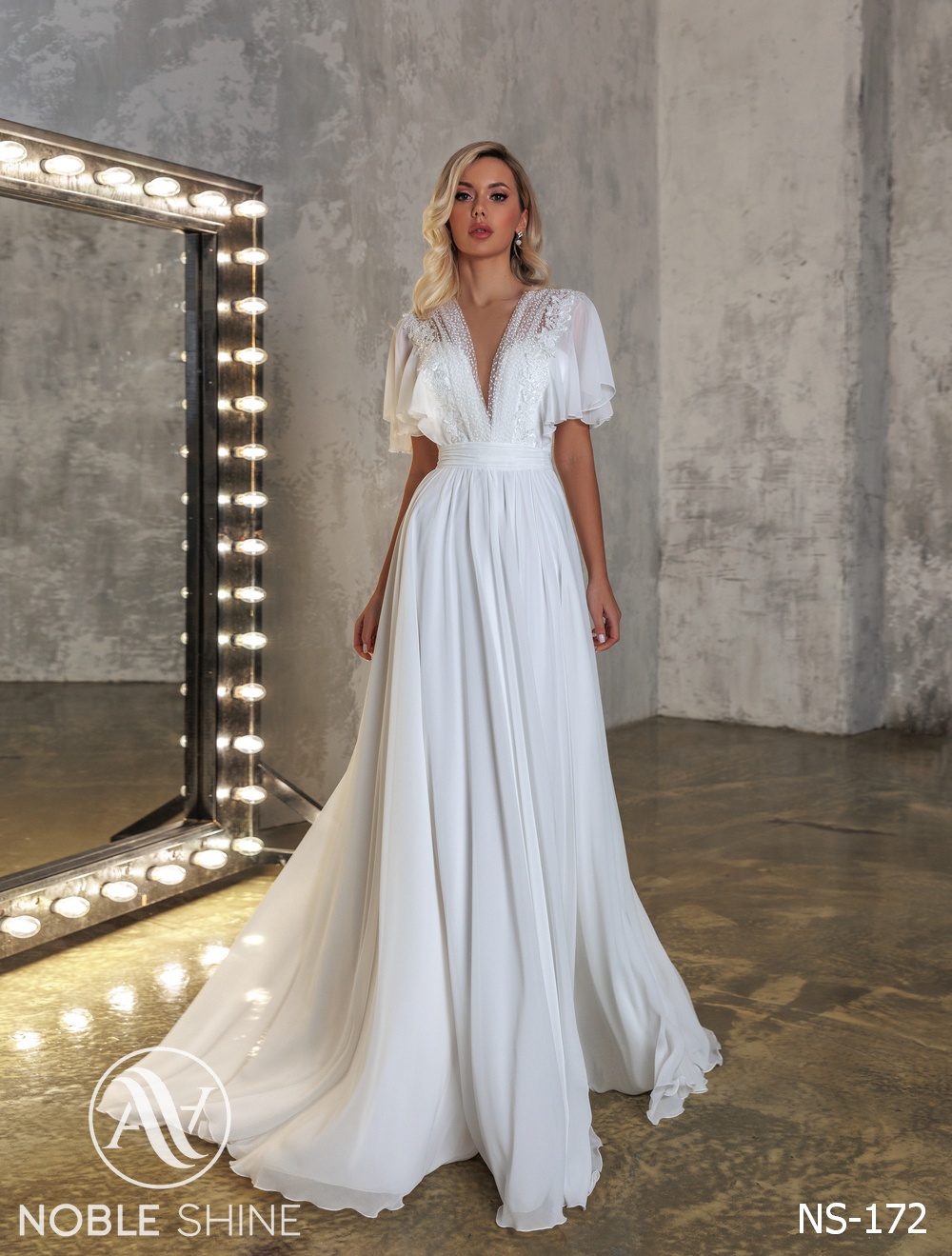 Dress NS-172 from the Felicity collection by Noble Shine