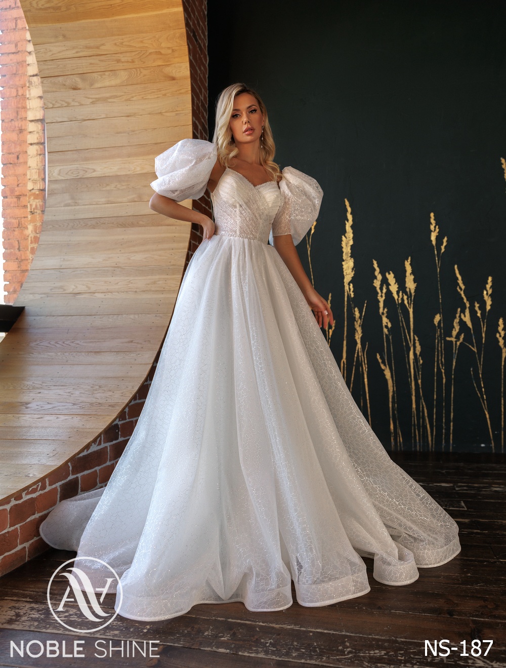 Dress NS-187 from the Felicity collection by Noble Shine