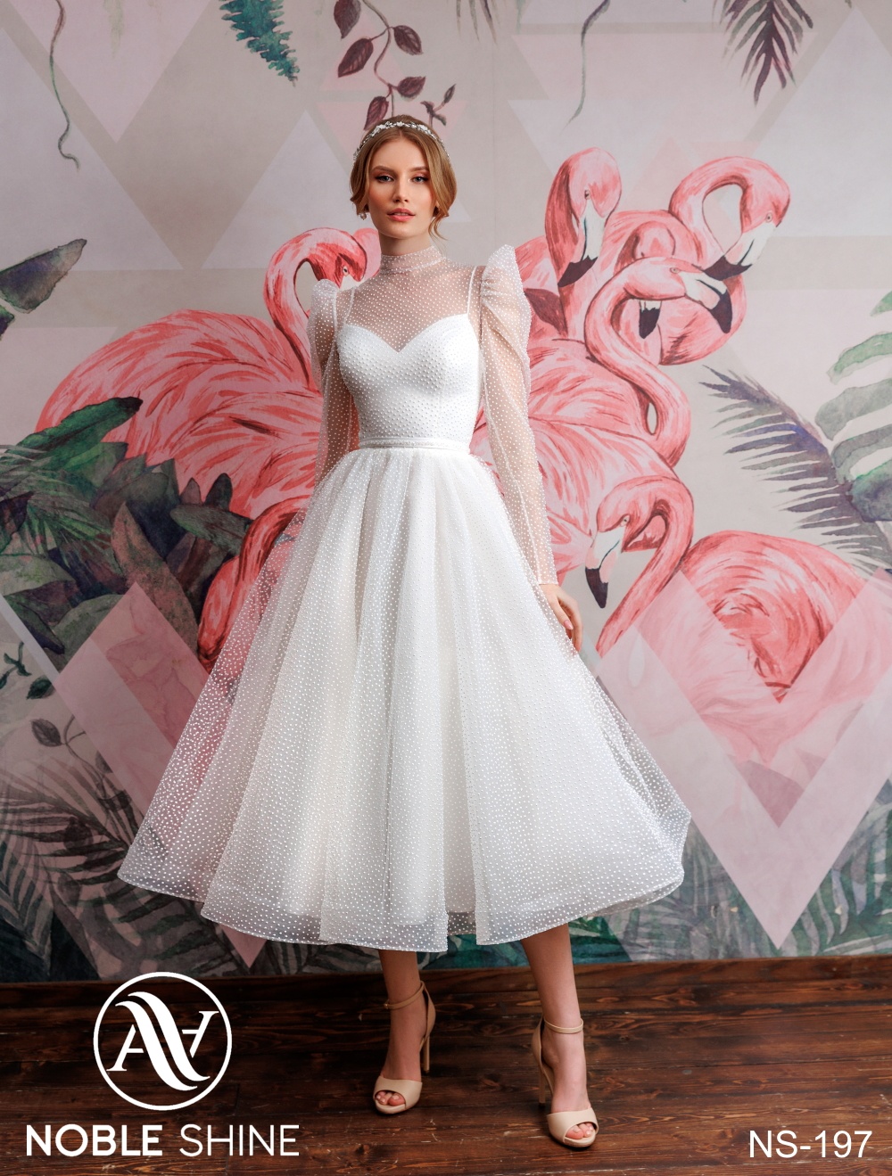 Dress NS-197 from the Felicity collection by Noble Shine