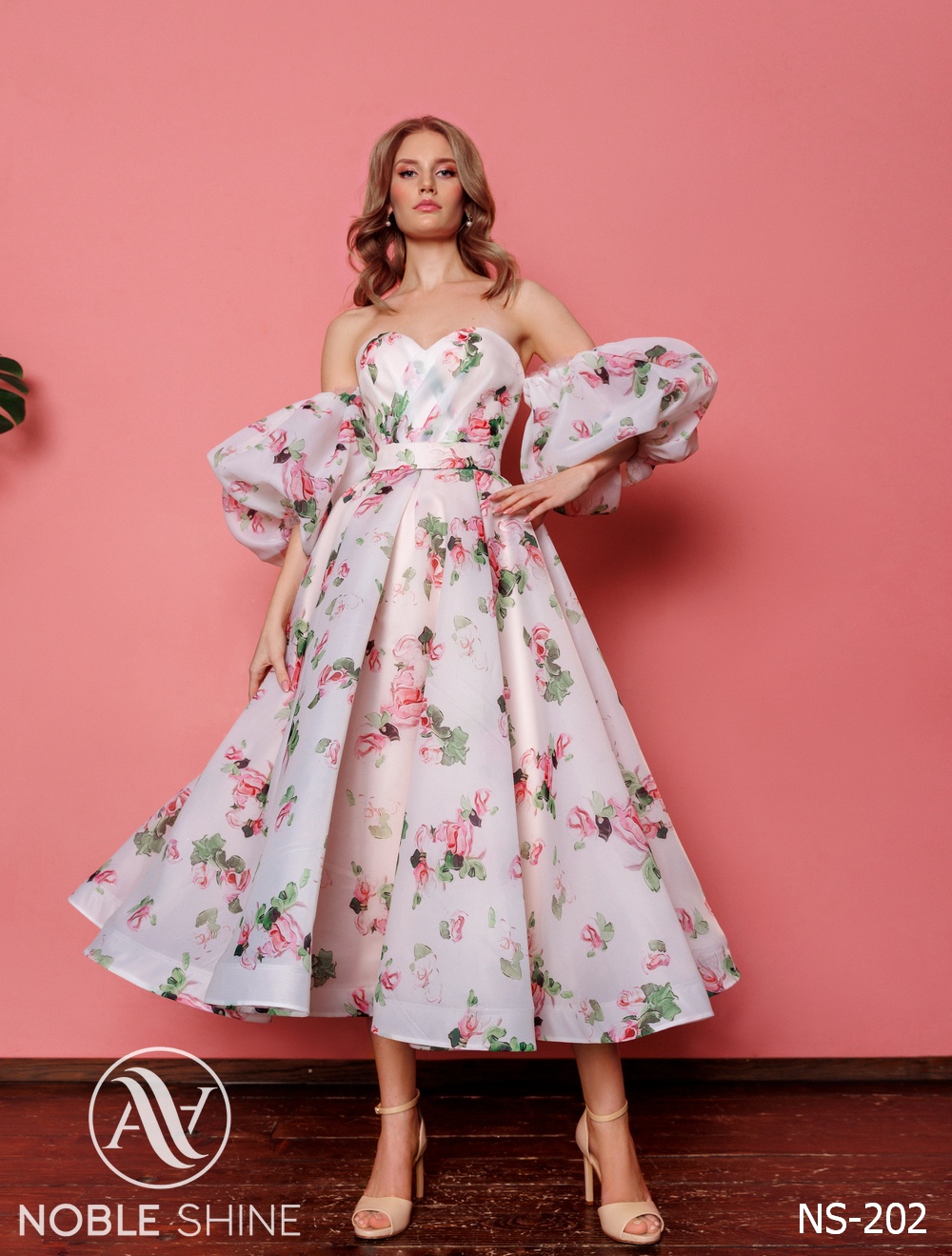 Dress NS-202 from the Felicity collection by Noble Shine