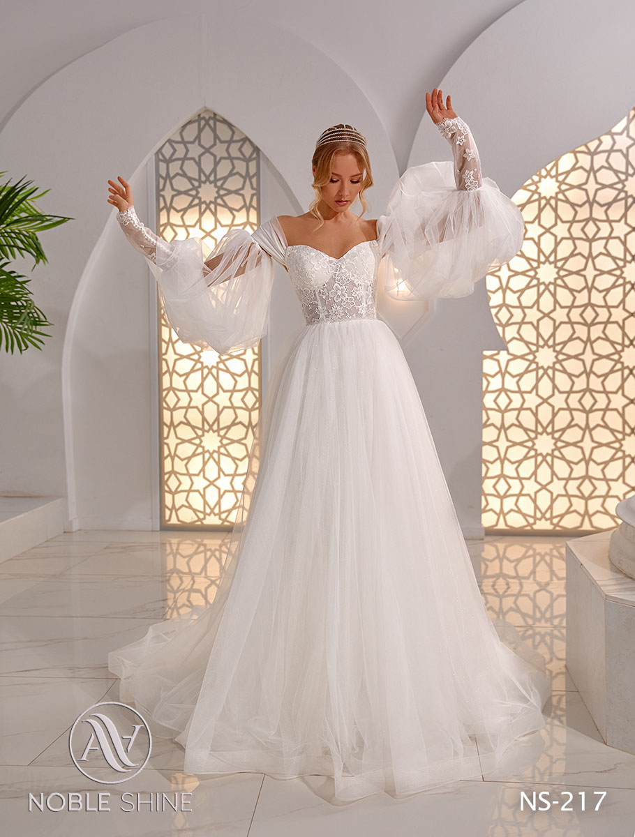 Dress NS-217 from the Honeymoon collection by Noble Shine