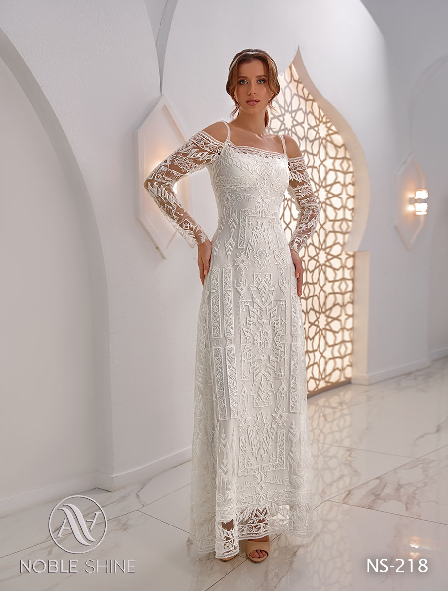 Dress NS-218 from the Honeymoon collection by Noble Shine