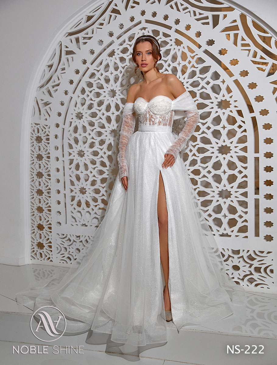 Dress NS-222 from the Honeymoon collection by Noble Shine