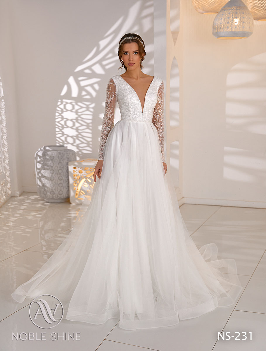 Dress NS-231 from the Honeymoon collection by Noble Shine