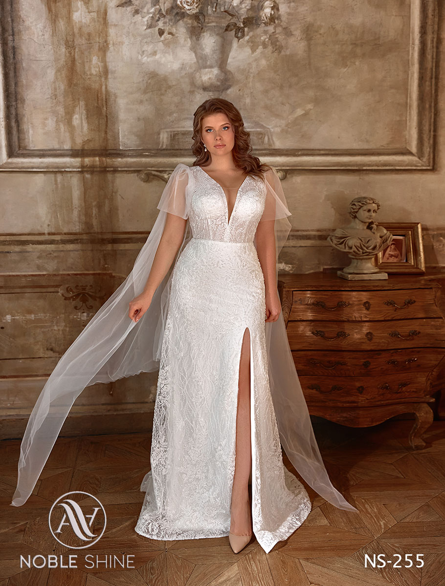 Dress NS-255 from the Grand feel - Plus size collection by Noble Shine