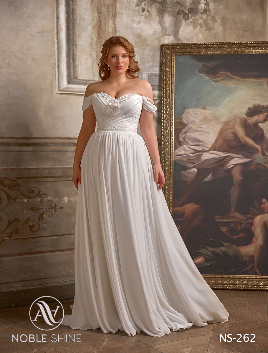Dress NS-262 from the Grand feel - Plus size collection by Noble Shine