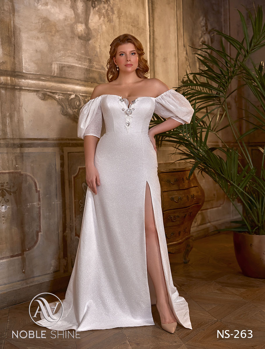 Dress NS-263 from the Grand feel - Plus size collection by Noble Shine