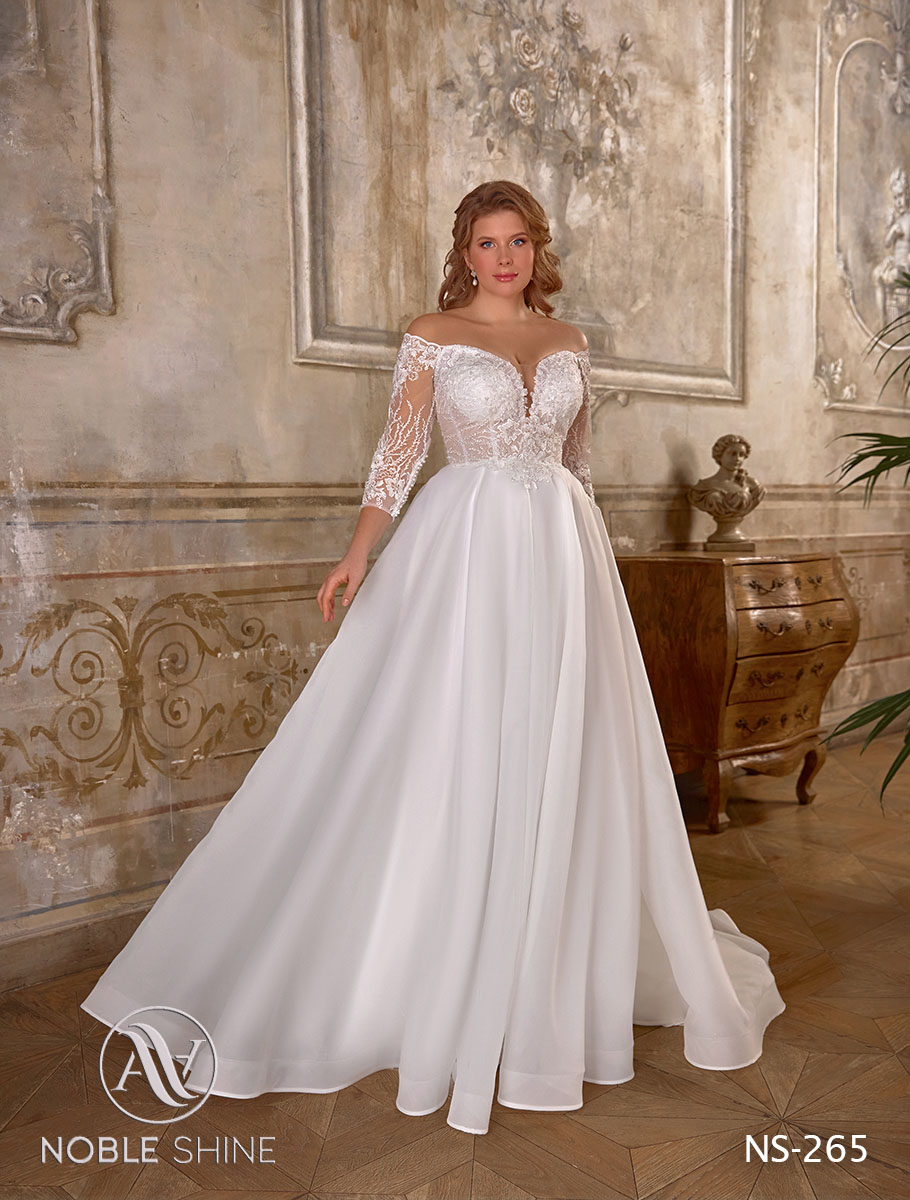 Dress NS-265 from the Grand feel - Plus size collection by Noble Shine