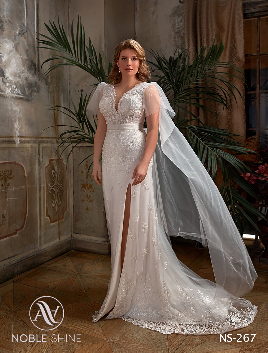 Dress NS-267 from the Grand feel - Plus size collection by Noble Shine
