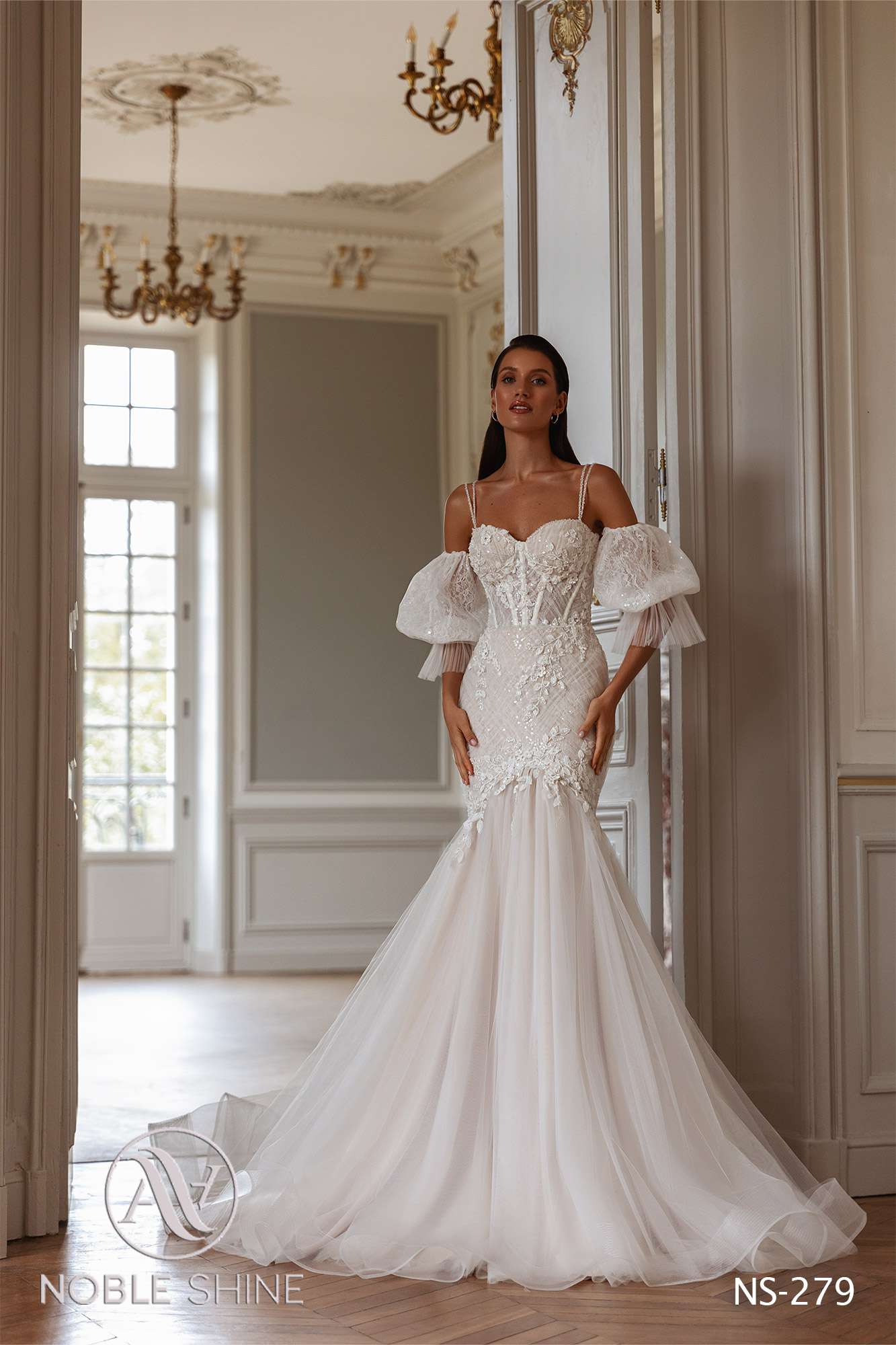 Dress NS-279 from the Jadore collection by Noble Shine