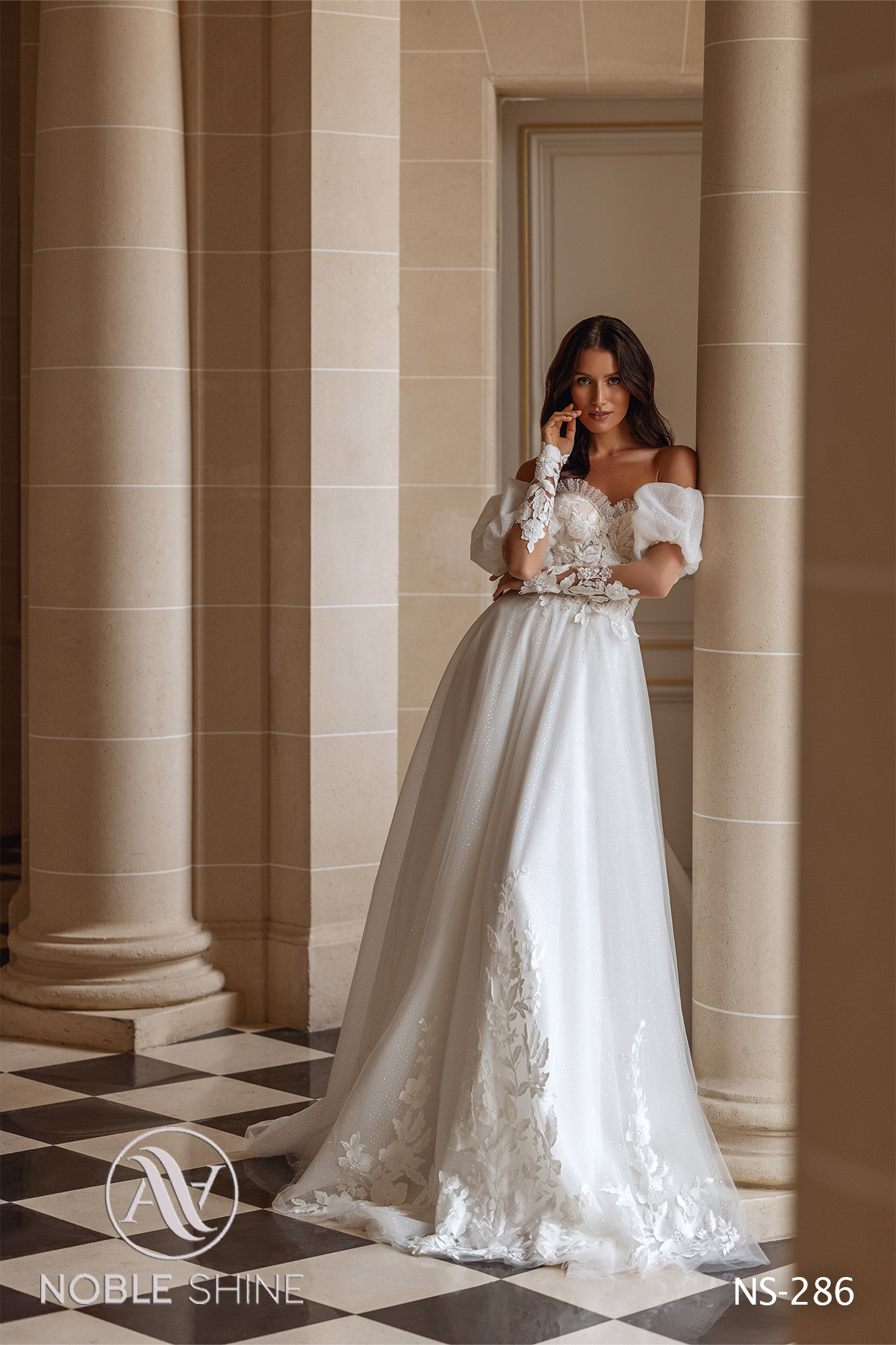 Dress NS-286 from the Jadore collection by Noble Shine