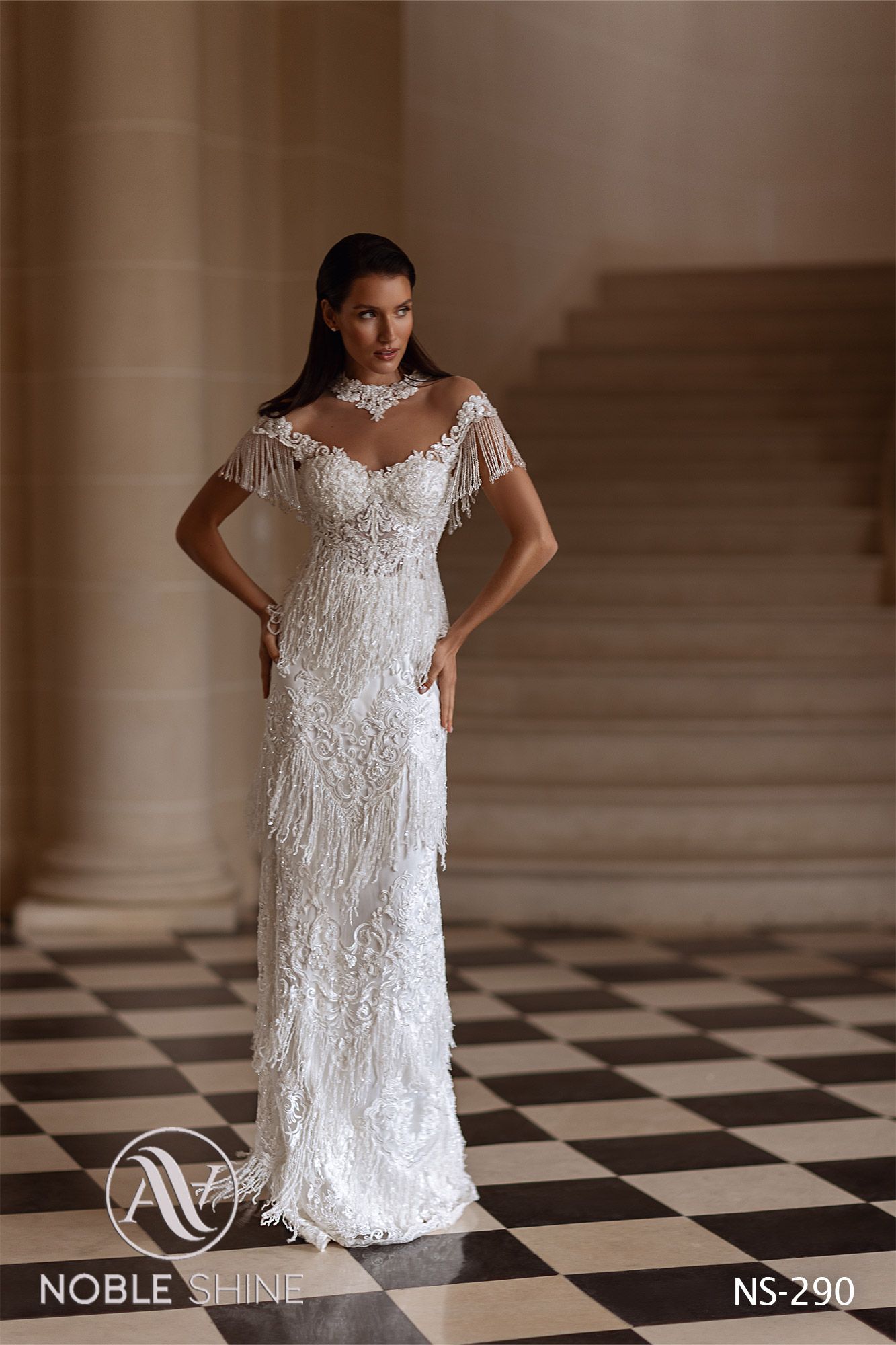 Dress NS-290 from the Jadore collection by Noble Shine