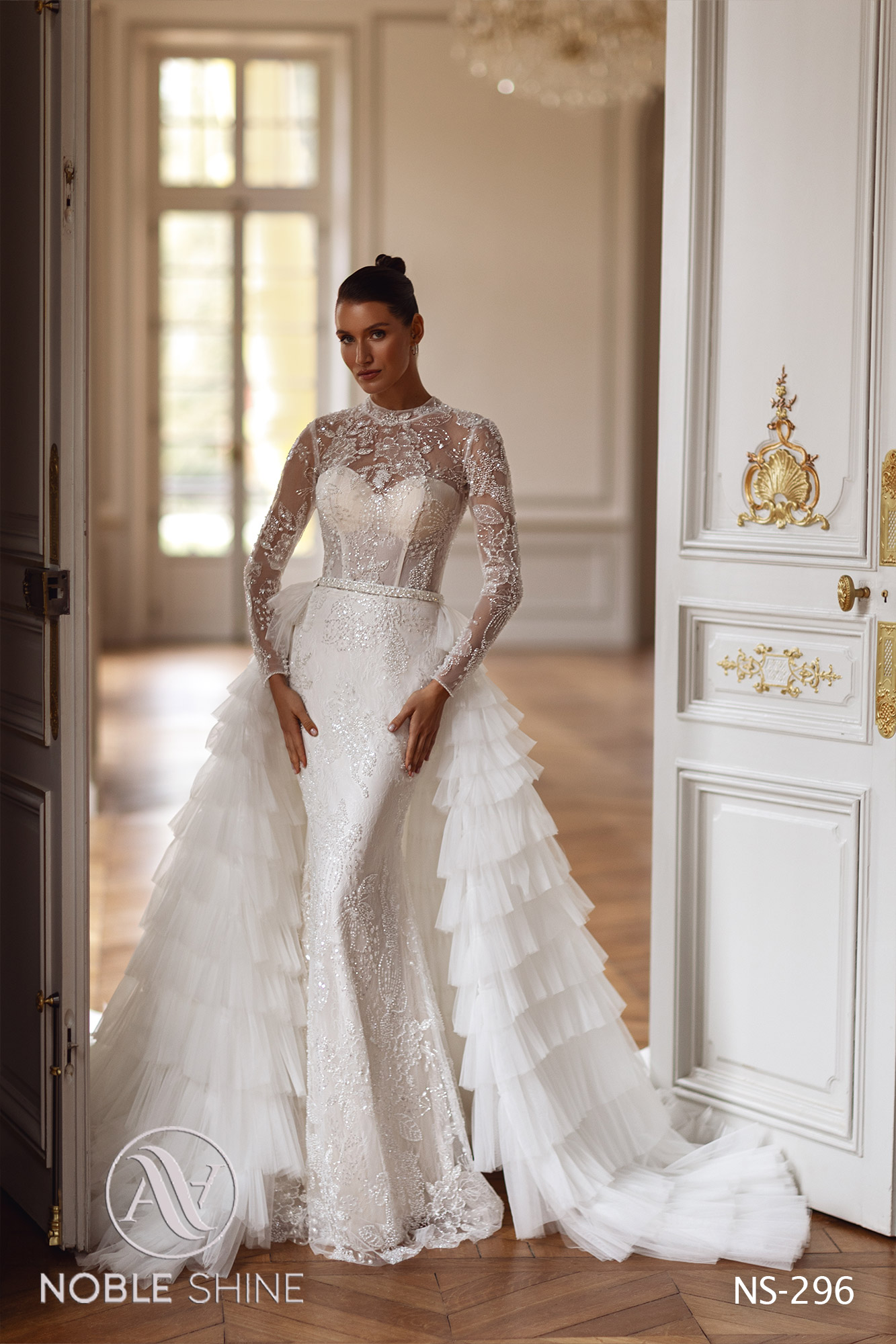 Dress NS-296 from the Jadore collection by Noble Shine