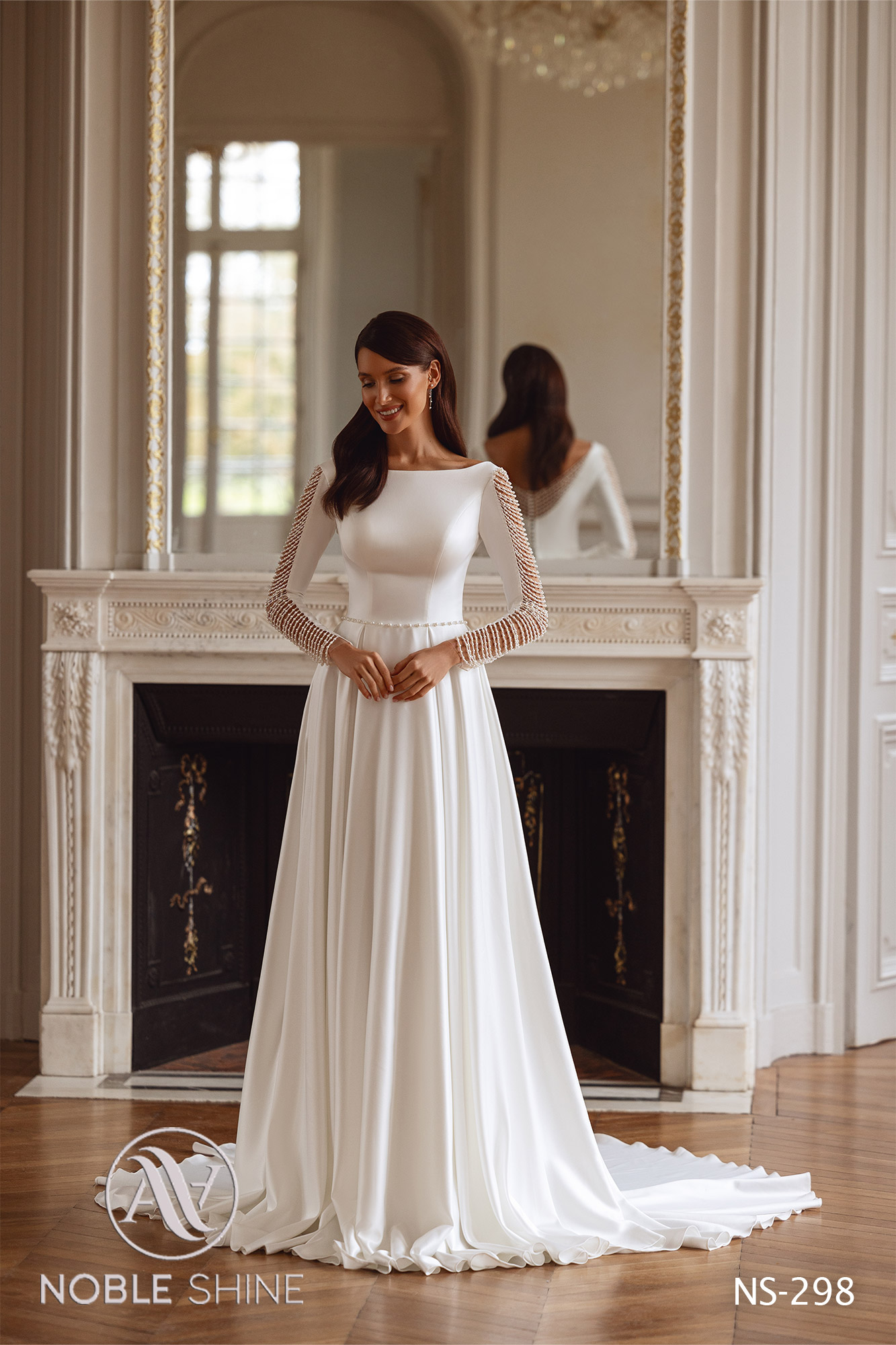Dress NS-298 from the Jadore collection by Noble Shine