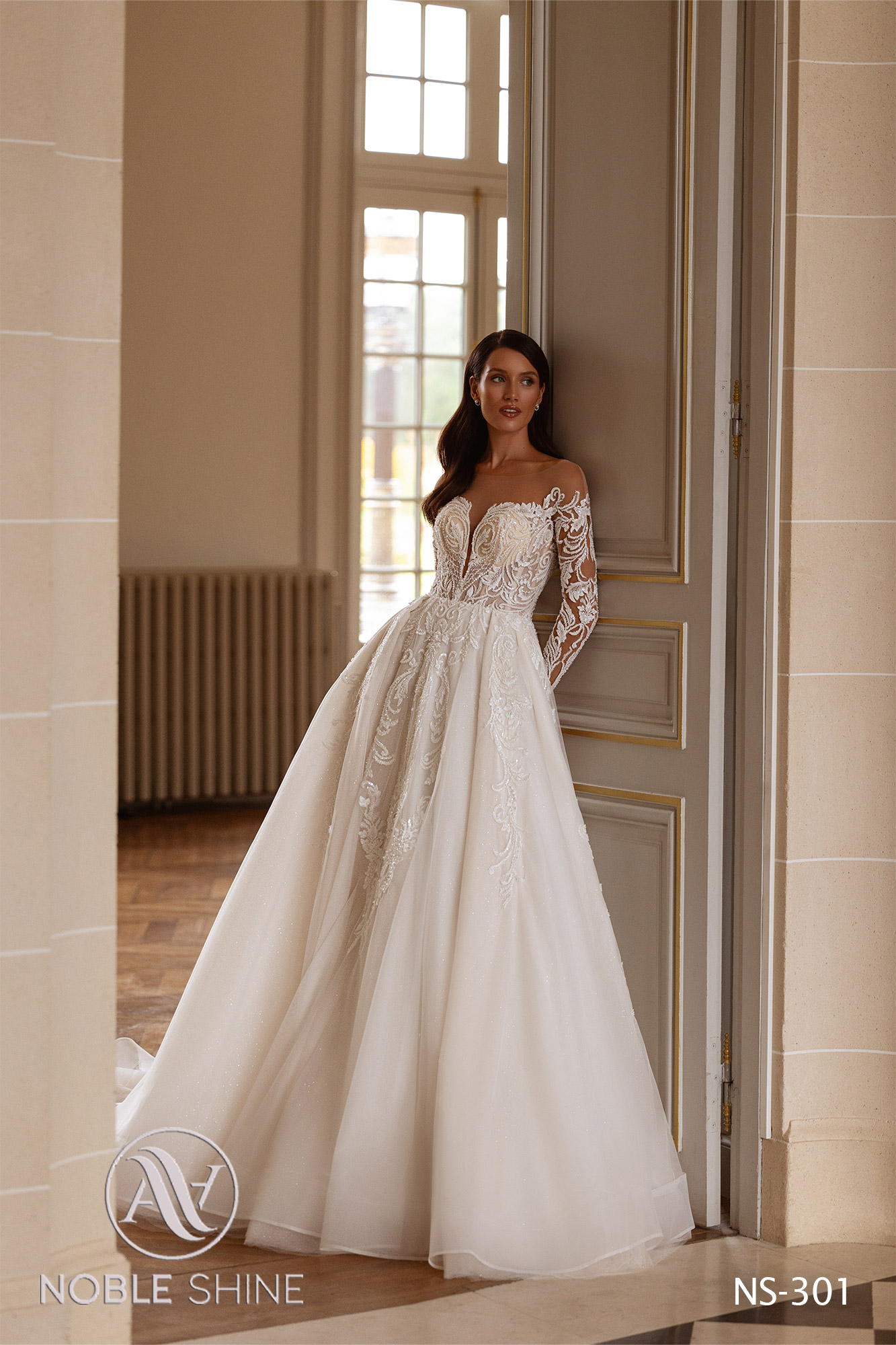 Dress NS-301 from the Jadore collection by Noble Shine