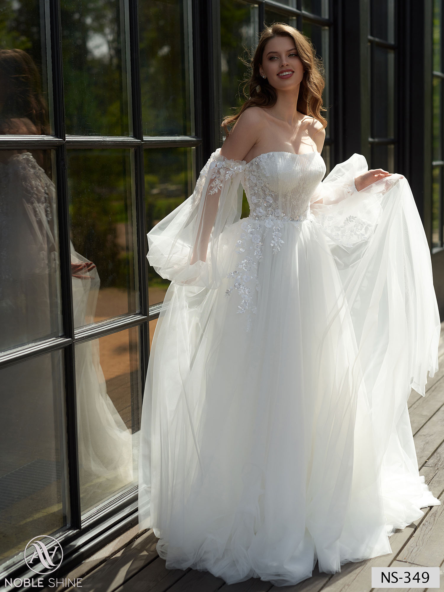Dress NS-349 from the Amor collection by Noble Shine