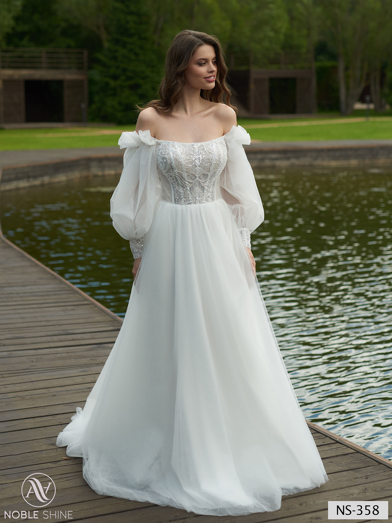 Dress NS-358 from the Amor collection by Noble Shine