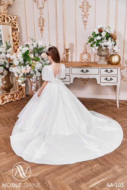 Dress AA-103 from the Royal Flowers collection by Noble Shine