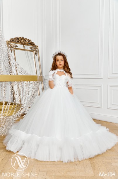Dress AA-104 from the Royal Flowers collection by Noble Shine