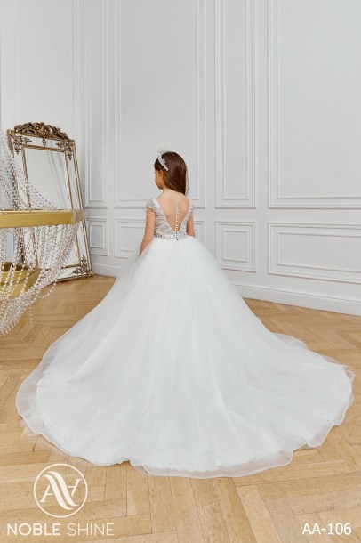 Dress AA-106 from the Royal Flowers collection by Noble Shine