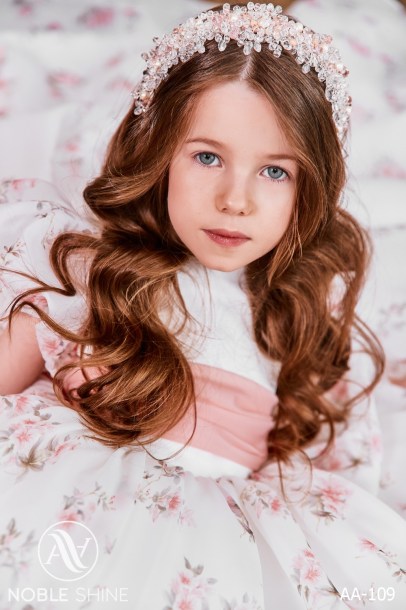 Dress AA-109 from the Royal Flowers collection by Noble Shine