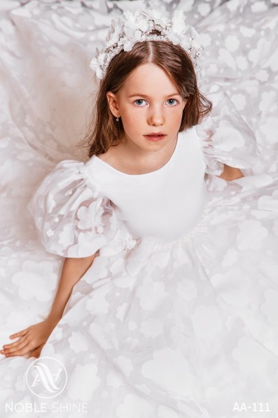 Dress AA-111 from the Royal Flowers collection by Noble Shine