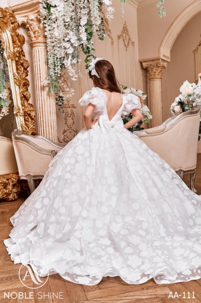 Dress AA-111 from the Royal Flowers collection by Noble Shine