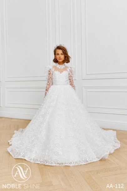 Dress AA-112 from the Royal Flowers collection by Noble Shine