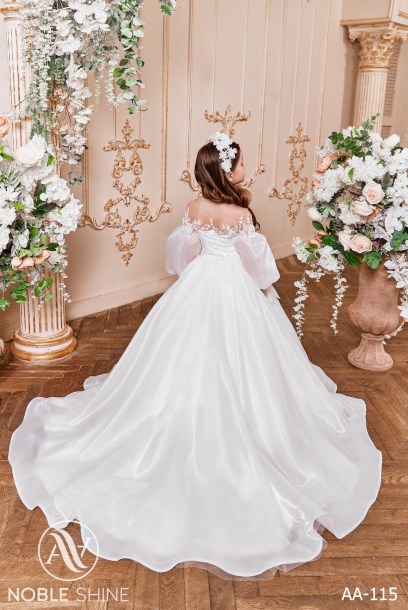 Dress AA-115 from the Royal Flowers collection by Noble Shine
