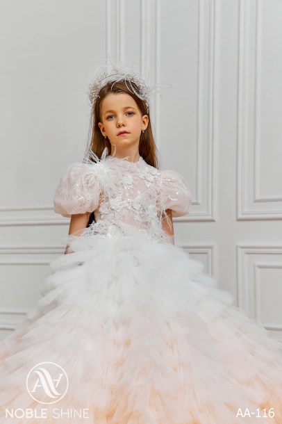 Dress AA-116 from the Royal Flowers collection by Noble Shine