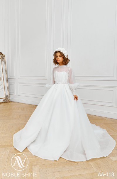 Dress AA-118 from the Royal Flowers collection by Noble Shine