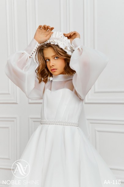 Dress AA-118 from the Royal Flowers collection by Noble Shine
