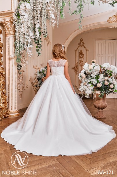 Dress AA-121 from the Royal Flowers collection by Noble Shine