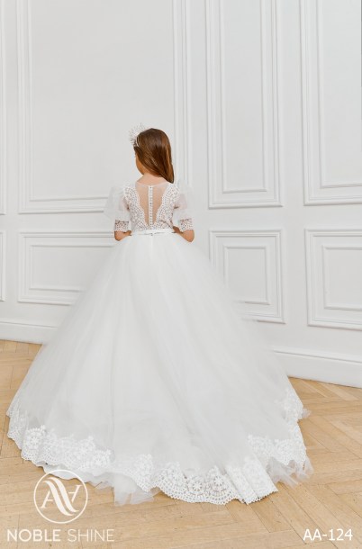 Dress AA-124 from the Royal Flowers collection by Noble Shine