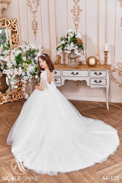 Dress AA-125 from the Royal Flowers collection by Noble Shine