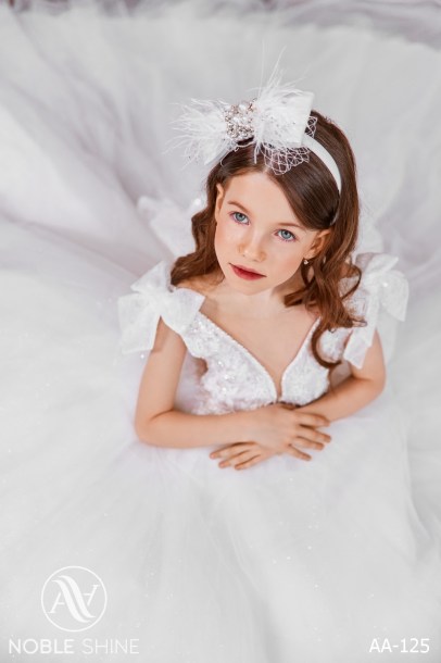 Dress AA-125 from the Royal Flowers collection by Noble Shine