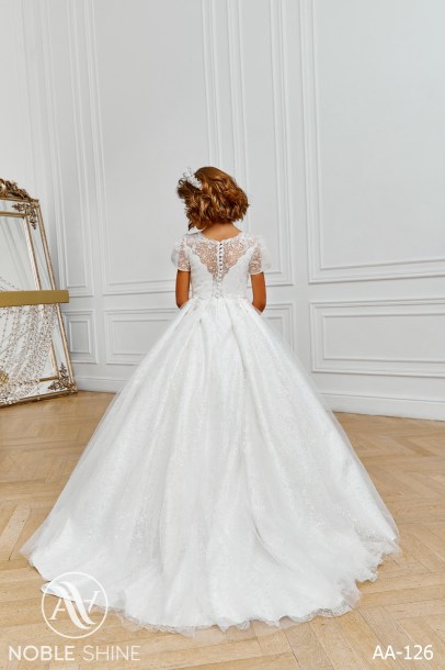 Dress AA-126 from the Royal Flowers collection by Noble Shine